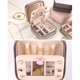 thumbnail image 3 of Joyero De Cuero Artificial Joyero Mini Caja De Almacenamiento Para Anillos Pendientes Collares Joyero Con Espejo Para Mujeres Niñas Moyic HA034479-00, 3 of 6