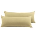 thumbnail image 1 of Unique Bargains Zippered Microfiber Body Pillowcases Pillowcase 2pcs, 1 of 9