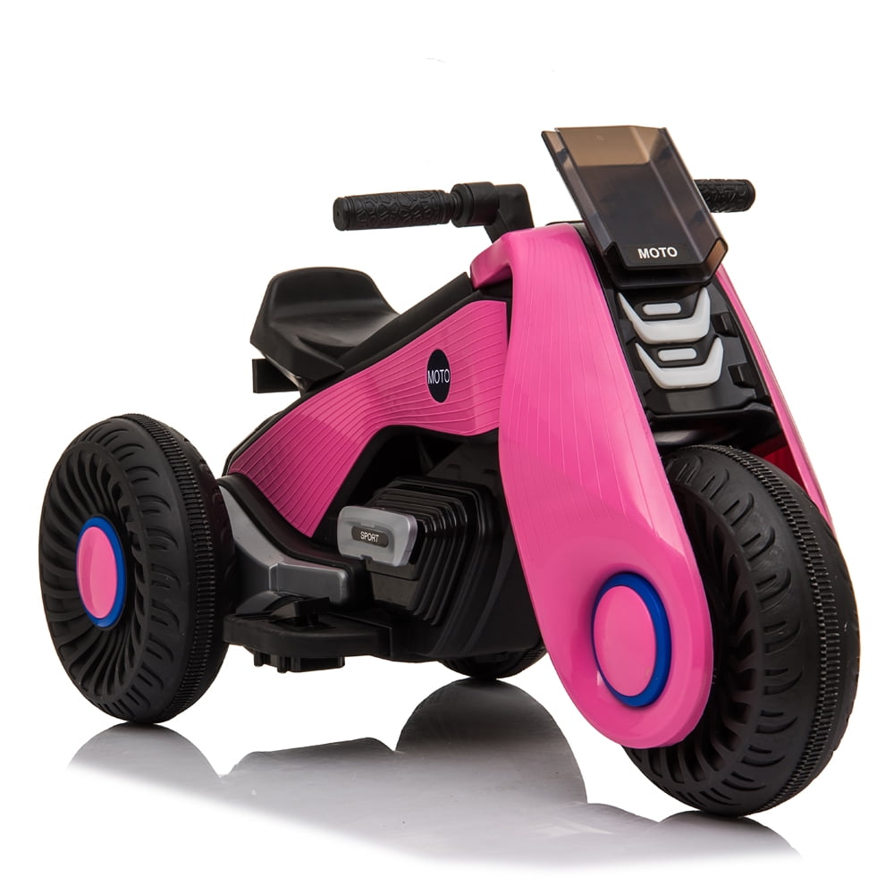 Details about   Electric Motorcycle Kids Toy 6V Battery Powered 3 Wheels Security Double Drive 