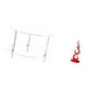 thumbnail image 5 of Mesa auxiliar redonda de acrílico,Mesa auxiliar redonda de acrílico,mesita de noche.,Mesa auxiliar redonda pequeña de acrílico transparente para bebidas,Escultura abstracta de fuego,Estatua, 5 of 8