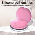 thumbnail image 3 of ARGOMAX Aligner Case, Retainer Case, Braces Box, 1 Piece Orthodontic Box (White + Rose Red Silicone)., 3 of 7
