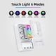 thumbnail image 4 of AICODE Extensor de toma de corriente múltiple, protector contra sobretensiones de 6 tomas con 3 cargadores USB (3,2 A en total), toma de corriente con 6 luces RGB ambientales, extensor de enchufe para, 4 of 5