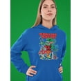 thumbnail image 2 of Rat Fink Surfink Safari At Beach Hoodie Women -T-Line Designs, Female XX-Large, 2 of 4