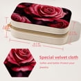 thumbnail image 5 of Rose Velvet Portable Storage Box with Removable Compartment: Display Case, Jewelry Box, and Jewelry Stand - Gift, 5 of 7