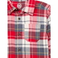 thumbnail image 2 of Wonder Nation Boys' Flannel Shirt with Long Sleeves, Sizes 4-18 & Husky, 2 of 3