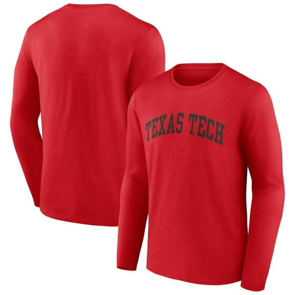 Men's Red Texas Tech Red Raiders Arch Long Sleeve T-Shirt