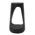 thumbnail image 4 of Noble House Grey MGO End Table,Wood Grain Texture 26.57" H Accent Table,Black, 4 of 8