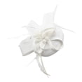 thumbnail image 2 of Tocados, diademas, sombreros, s para mujer, fiesta de té, boda, iglesia, Derby blanco Hugo Sombrero fascinante, 2 of 8