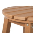 thumbnail image 6 of Costaelm Paradise 29" HDPE Round Outdoor Patio Bar Stool, Teak, 6 of 8
