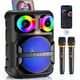 thumbnail image 1 of JYX Altavoz Bluetooth, Altavoz Portátil Bluetooth con Luces Rgb, Sistema de Altavoces para Fiestas con 2 Micrófonos para Exterior/hogar, T28-T, 1 of 8