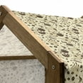 thumbnail image 5 of Modern Pet House, Contemporary Coffee Cups Polka Dots and Beans Roasted Graphic Design, Outdoor & Indoor Portable Dog Kennel with Pillow and Cover, 5 Sizes, Cream and Brown, by Ambesonne, 5 of 5