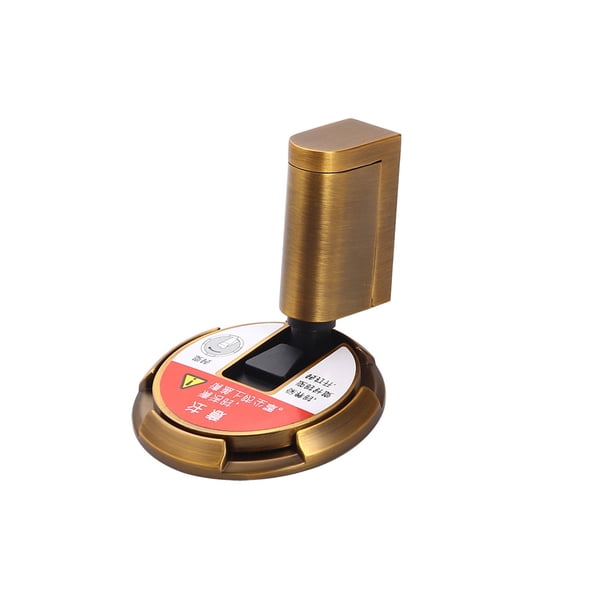 Moyic Tope de puerta, topes de suelo anticolisión a prueba de viento, topes autoblocantes de montaje de altura ajustable para el hogar y la sala de Cocina y Comedor Latón Moyic HA066460-04B