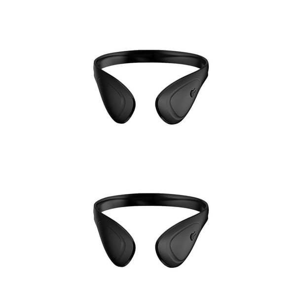 Seitruly Máquina eléctrica de masaje de estiramiento facial V, levantamiento de contorno, ajuste, belleza facial Negro 2piezas
