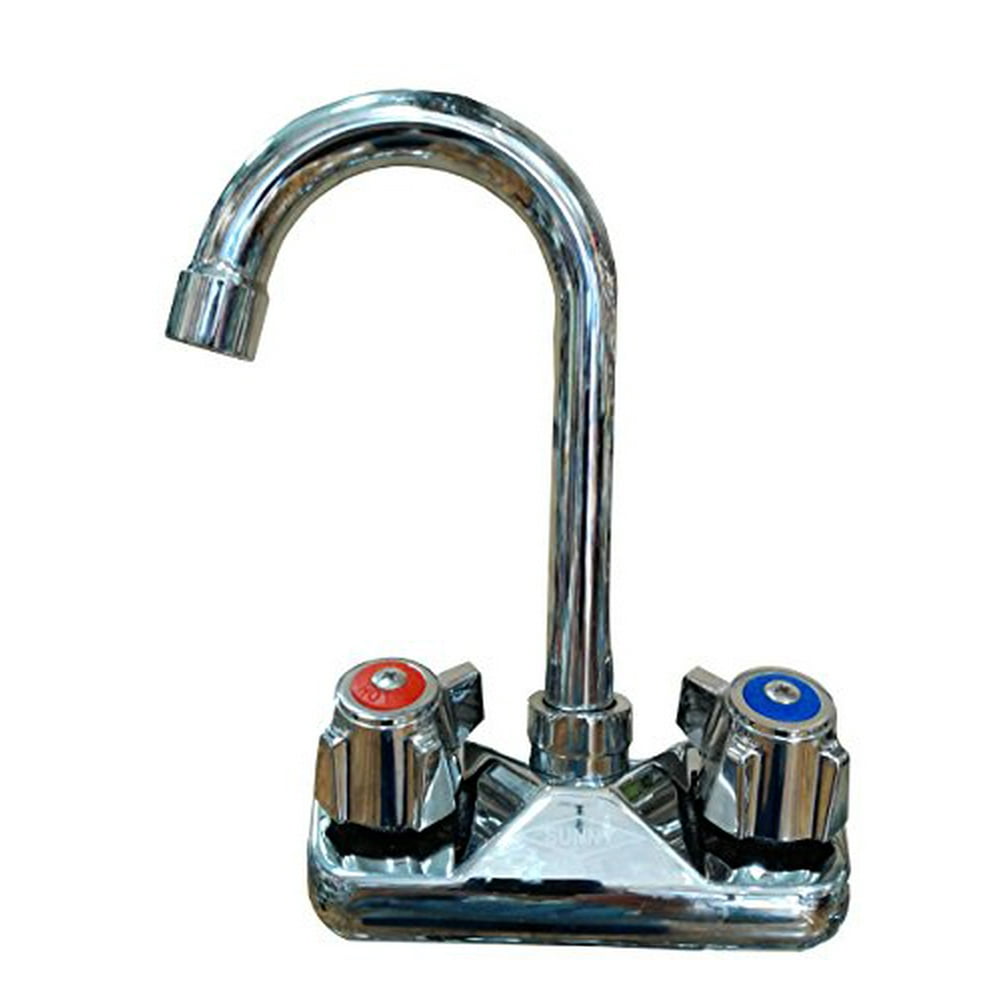 Sunrise Wall Mount Bar Sink Faucet w/ 4 Inch Center and 6 Inch