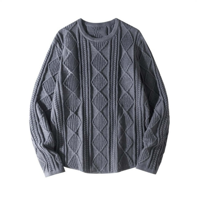 Yaoyar Men's Sweater Thin Breathable Outer Knitted Sweater Loose And Versatile Top