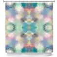 thumbnail image 1 of Shower Curtains 70" x 93" from DiaNoche Designs by Pam Amos - Daisy Blush 1 Summer Blues, 1 of 1