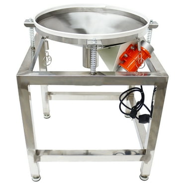 Electric Vibrating Sifter Screen Shaker Powder Liquid Sieve Shaker Machine Φ19.7 Inch 1 Layer with 40 100 Mesh Screen