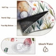 thumbnail image 6 of 3'x5' Area Rugs, Easter Indoor Outdoor Area Rug for Living Room Bedroom, Spring Flowers Wreath Rabbit Budding Florals Washable Bathroom Rugs Kitchen Floor Carpet Mats Home Decor Aesthetic, 6 of 8