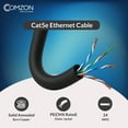 thumbnail image 5 of CableWholesale Direct Burial/Outdoor Rated Shielded Cat5e Black Ethernet Cable, Solid, 24 AWG 4 Pair Solid Bare Copper (FTP), Spool, 1000 Foot, 5 of 7