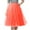C-Orange824, variant on Skirts For Women Pleated Mesh Midi Ball Gown Skirt Petticoat Crinoline Underskirt Knee Length Tutu Stylish Skirt