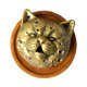 thumbnail image 1 of Quemador de reflujo, adornos de escritorio, soporte de reflujo para decoración del hogar Molde Leopardo Dorado, 1 of 9