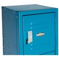 thumbnail image 2 of Six Tier Locker, 12x18x12, 6 Door, Unassembled, Blue, 2 of 6