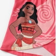 thumbnail image 4 of Disney Princess Girls Graphic Ruffle Tee and Leggings Moana 2 Pieces Outfits Sets Size 5-6Y, 4 of 9