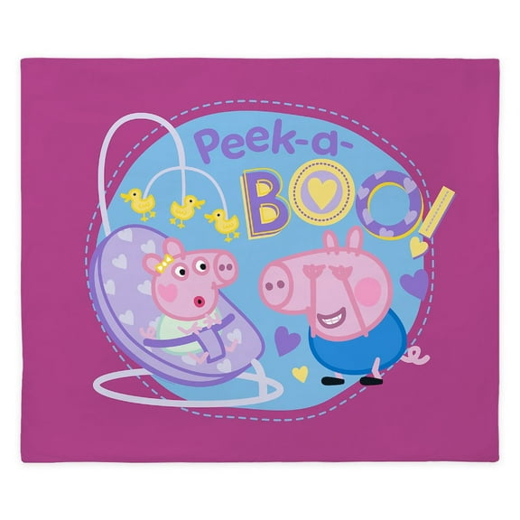 CafePress - Peppa Pig: Peek A BOO! - King Duvet Cover, Printed Comforter Cover, Unique Bedding,