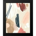 thumbnail image 2 of Vess, June Erica 12x14 Black Modern Framed Museum Art Print Titled - Brushstroke Confetti II, 2 of 5