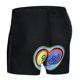 thumbnail image 3 of Pantalones cortos de ciclismo acolchados para hombres y mujeres, gruesos, transpirables, elásticos, ajustados para bicicleta, 3 of 8
