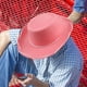 thumbnail image 5 of Sombrero de occidental, disfraz de Cosplay, vestido elegante ajustable, sombreros de sol de , sombrero de vaquero para damas, niñas, Yinane Sombrero de vaquero, 5 of 7