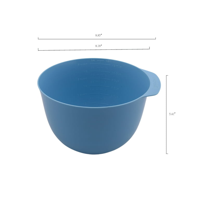 Mixing Bowls With Airtight Lids, 18 Piece Plastic Nesting Serving