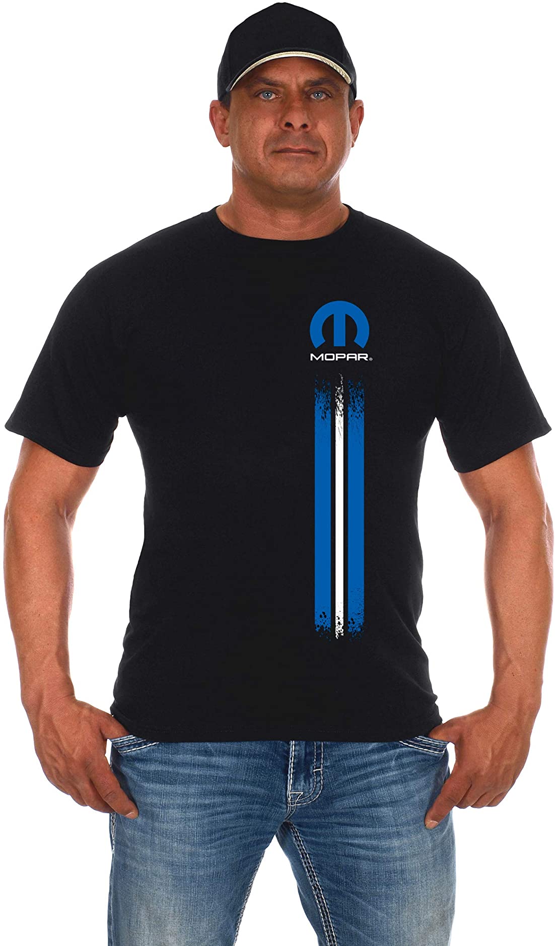 Checkered Flag Mens Mopar Logo Rally 