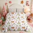 thumbnail image 2 of Manfei Reindeer Full Size Comforter Sets Christmas Bedding Comforter Set, Olive Cream 3-Pieces 1 Comforter and 2 Pillowcases, Xmas Reversible, 2 of 6