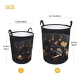 thumbnail image 2 of Lsque Casino Cards Poker pattern Laundry Hamper Basket, Tall Woven Rope Hamper Basket for Clothes, Lightweight Storage Basket, Collapsible Waterproof-Small, 2 of 8