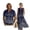 Blue Geometric, variant on FOR U DESIGNS Tribal Geometric Aztec Print Couple Matching Outfit Set Couple Outfits Linen-Style Mens Button Down Shirt Sleeveless Women Long Dress