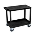 thumbnail image 2 of Offex OF-EC21HD-B Multipurpose Utility Cart 1 Tub & 1 Flat Shelves - Black, 2 of 2