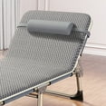 thumbnail image 4 of Folding Bed Single Person Folding Bed Camping Folding Bed Folding Reclining Lounger Camping Bedchair Folding Bed Single Person Folding Reclining Lounger For Camping Office Lunch, 4 of 8