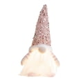 thumbnail image 3 of Muñeco Navideño Brillante Con Sombrero Lentejuelas para Sala Estar () Rosa, 3 of 4