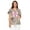 Camo Pink Bow, variant on Paw Heart Pattern Healthcare Work Shirt for Women Soft Stretch Comfortable Short Sleeve Top with 2 Pockets Scrub Shirts for Medical