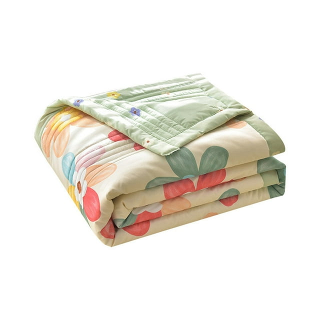 Dsscvnef Lightweight Microfibre Quilt Cool Duvet Insert Breathable Comforter Soft Bedding Blanket for All Seasons Comfort