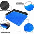 thumbnail image 4 of Gel Seat Cushion Double Thick Egg Gel Summer Cushion for Pressure Relief Breathable Chair Pad Car Seat Office Chair Soft Cushion, 4 of 9