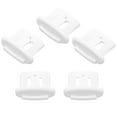 thumbnail image 4 of MOVTOTOP Durable Plastic Top Shelf End Cap for Dishwasher White 5 Pieces Fits Most Models, 4 of 7