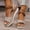 Beige, variant on 2026 Orthopedic Sandals for Women Dressy Open Toe Arch Support Shoes Summer Hiking Non Slip Slip on Casual Slippers (White)
