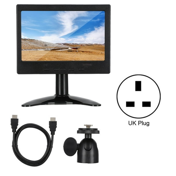 Monitor de pantalla multifunción Sincero 7 pulgadas Resolución 1024 x 600 HDMI/VGA/AV Soporte