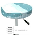 thumbnail image 4 of Disketp Bathtub with Soap Bubbles Funda Redonda para Taburete, Funda de Cojín para Silla de Bar Suave y Elástica-12 inch, 4 of 7
