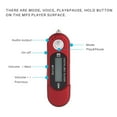 thumbnail image 4 of Lecteur Mp3 USB Stick 4 Go Lecteur de Musique Supporte Pile AAA Remplaçable (Non Incluse) Enregistrement Radio FM Extensible jusqu'à 32 Go, 4 of 10