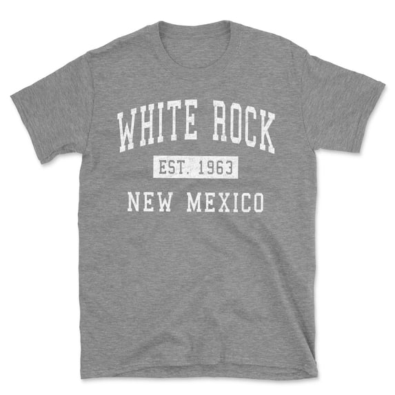 White Rock New Mexico Classic Established Men's Cotton T-Shirt