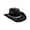 Black,#225, variant on Cowboy Hat for Men Women, Western Rhinestone Cowgirl Cap,One Size