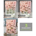 thumbnail image 4 of Roses Pink Flowers Curtains for Living Room Bedroom Modern Tie Up Window Curtain Kitchen Short Curtain, 4 of 5